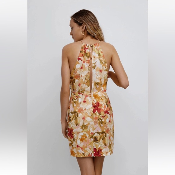 Significant Other Chiara Dress - Watercolor‎ Floral Open Back Dress Size 10 - Picture 2 of 14